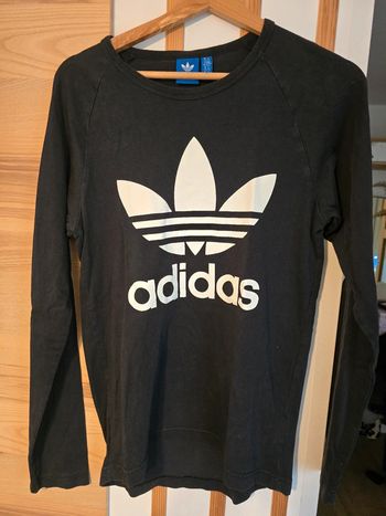 T shirt manche longue adidas noir
