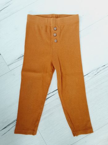Vêtement fille pantalon legging moutarde Orchestra 23 mois 2 ans