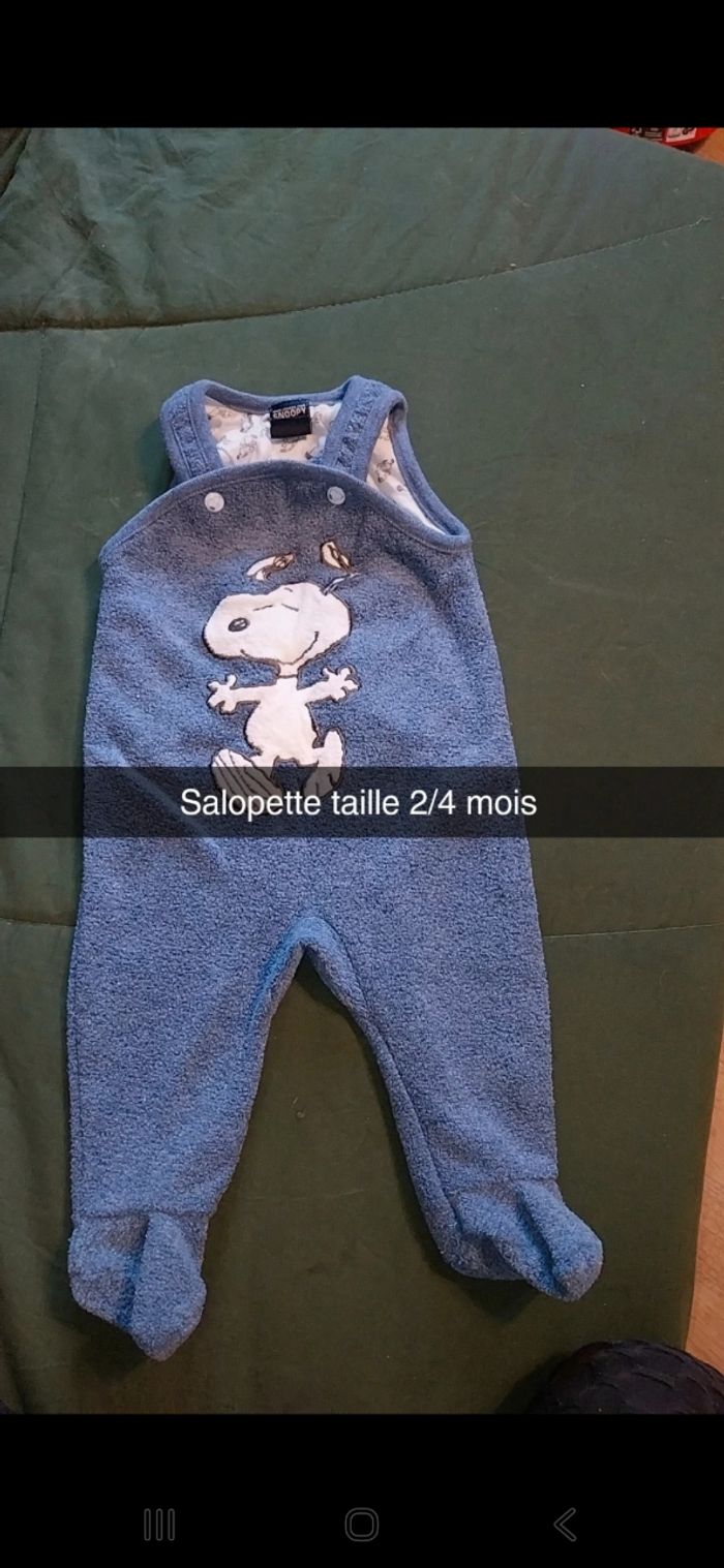 Salopette snoopy