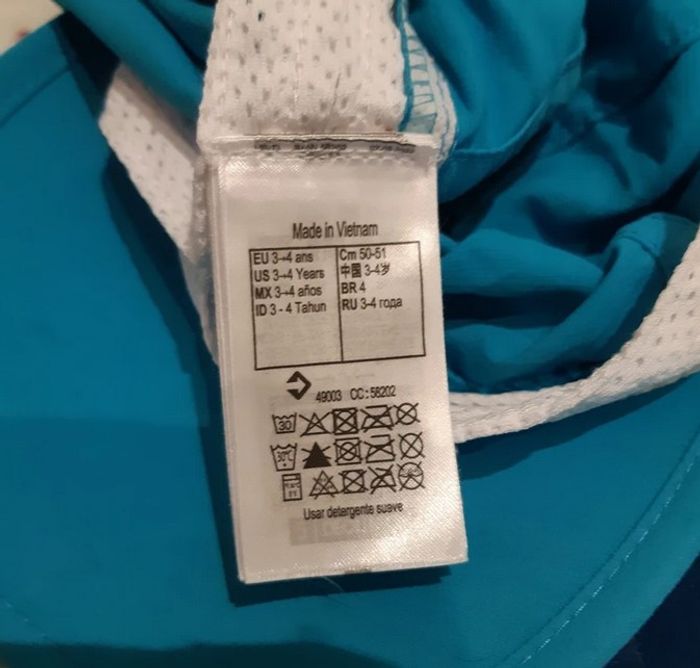 Combinaison maillot de bain et casquette 3-4 ans Nabaji decathlon UPF 50 - photo numéro 5