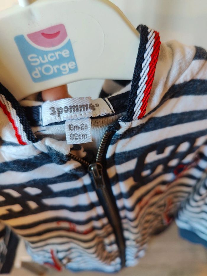 Joli ensemble garçon 3 pommes 92 cm - photo numéro 4