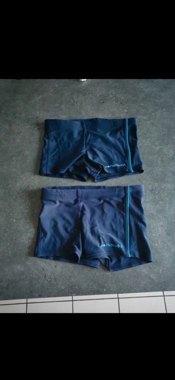 Lot de 2 boxers de bain garçon 10 ans