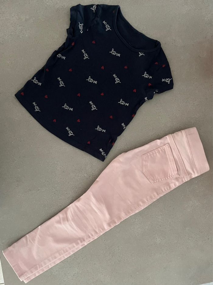 Ensemble pantalon tee shirt