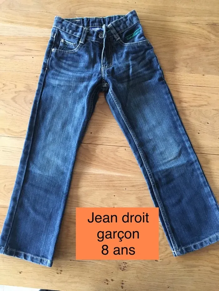 Jean droit 8 ans