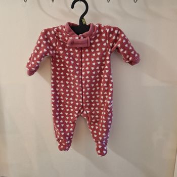 1 mois pyjama grenouillere polaire