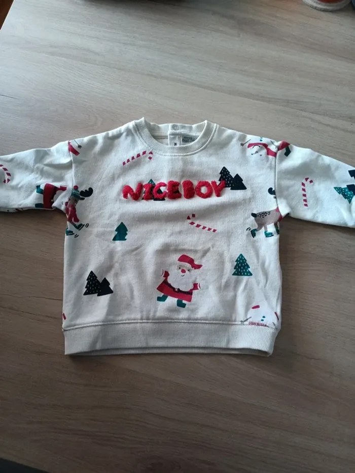 Pull Noël 12mois