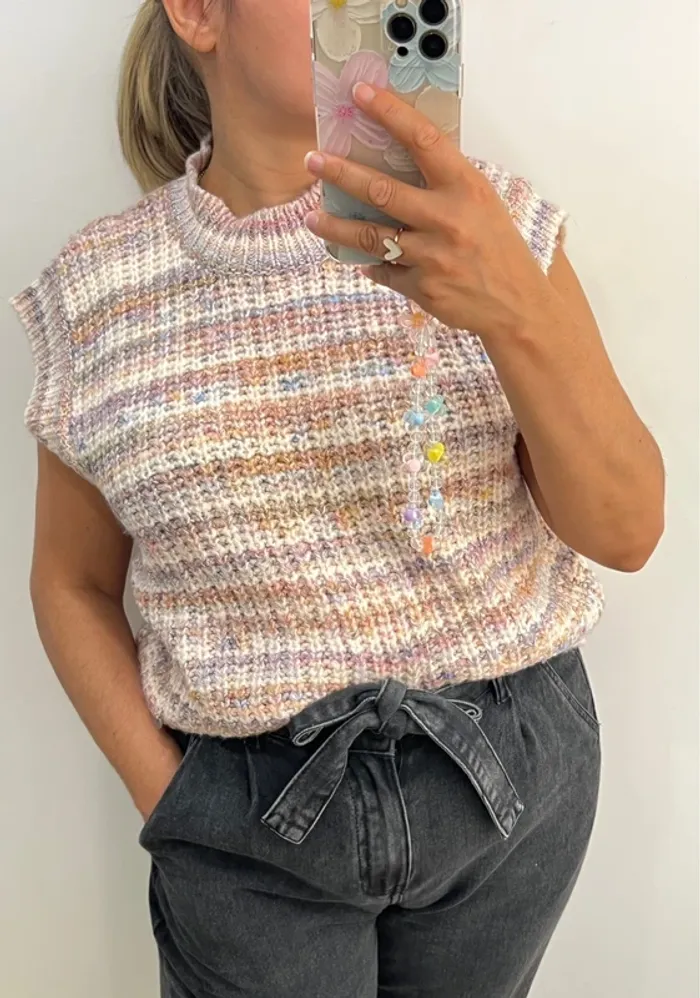 Pull Sans Manches Green Coast