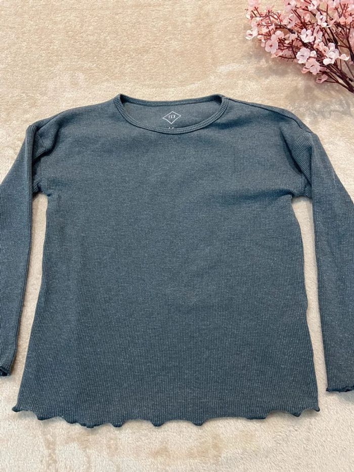 Teeshirt manches longues fille 4-5 ans - photo numéro 2