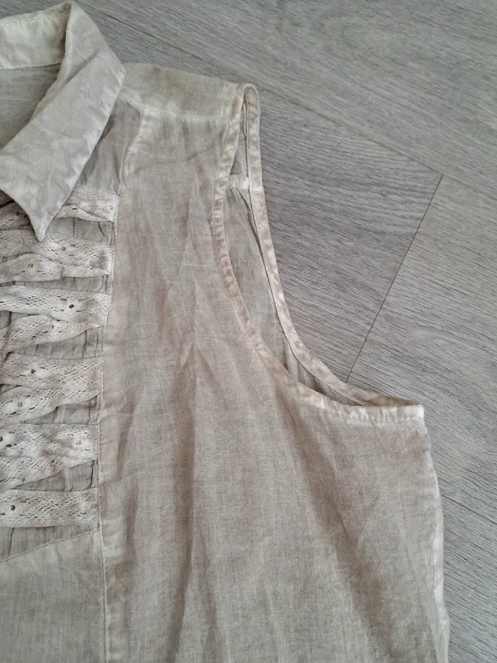 Chemise sans manches - photo numéro 3