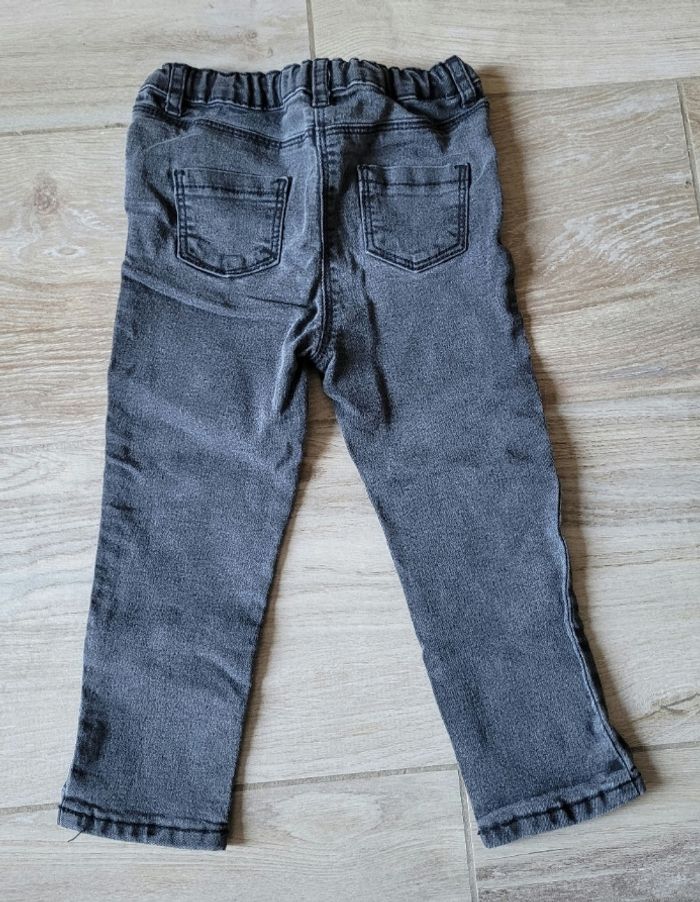 Ensemble t-shirt manches longues col Claudine et jeans taille 36 mois - photo numéro 6