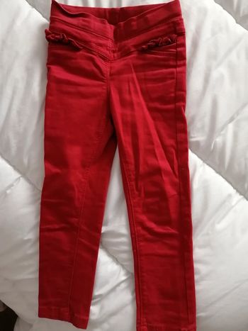 Pantalon rouge 3 ans