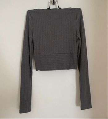 Crop top gris Shein XS