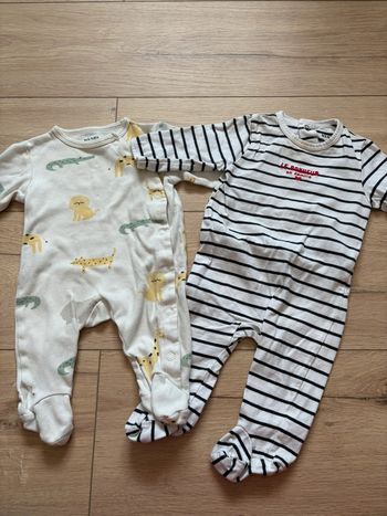 Lot de 2 pyjamas bébé Kiabi