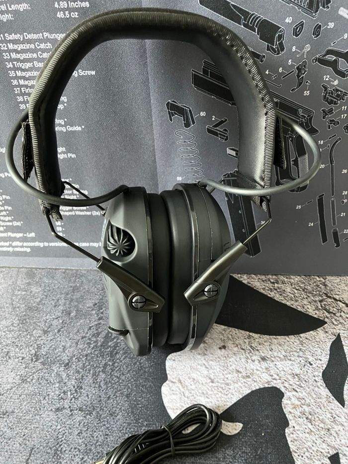 Casque électronique anti-bruit tir sportif chasse - photo numéro 5