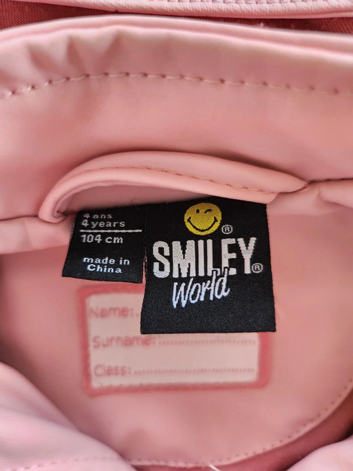 Veste coupe-vent imperméable rose fille 4 ans - photo numéro 6