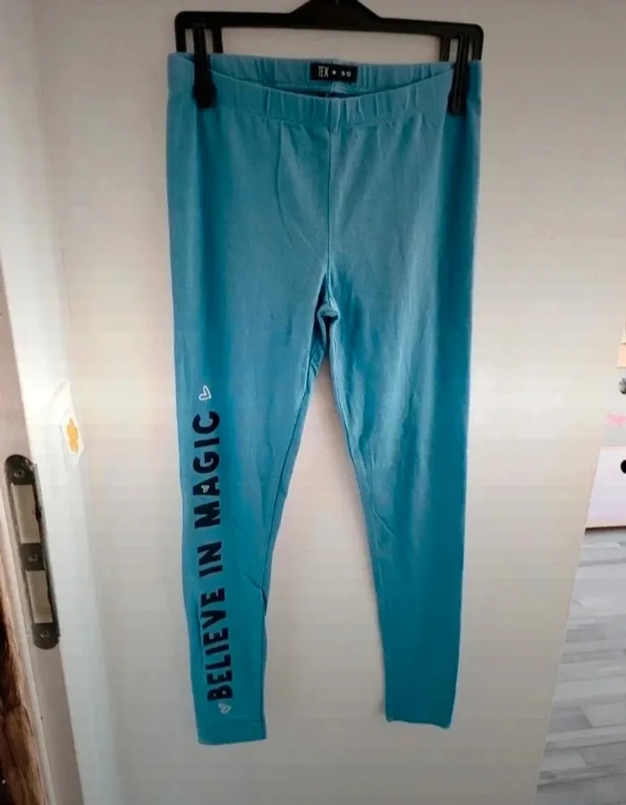Lot 3 leggings long + 1 leggings 3/4 en 12 ans - photo numéro 2