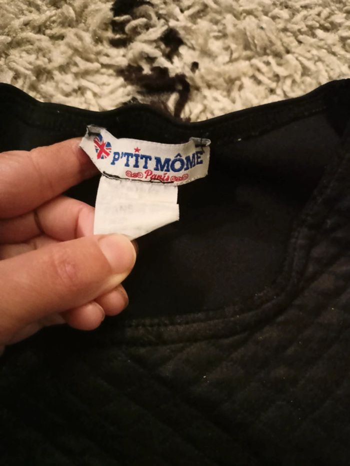 Robe noire 4 ans P'tit Mome - photo numéro 3