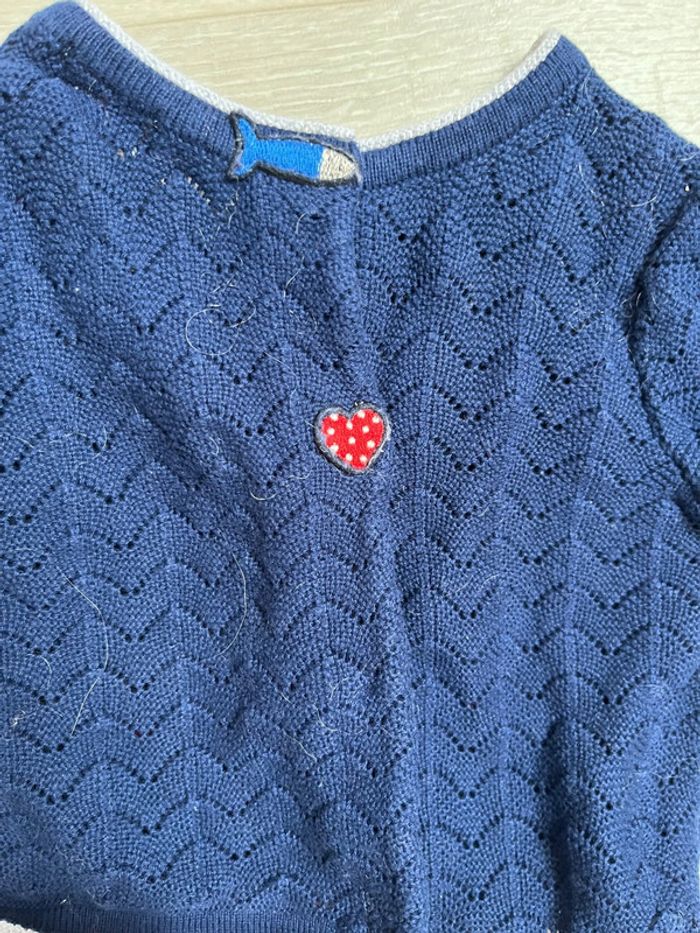 Pull bleu marine 3 mois - photo numéro 3