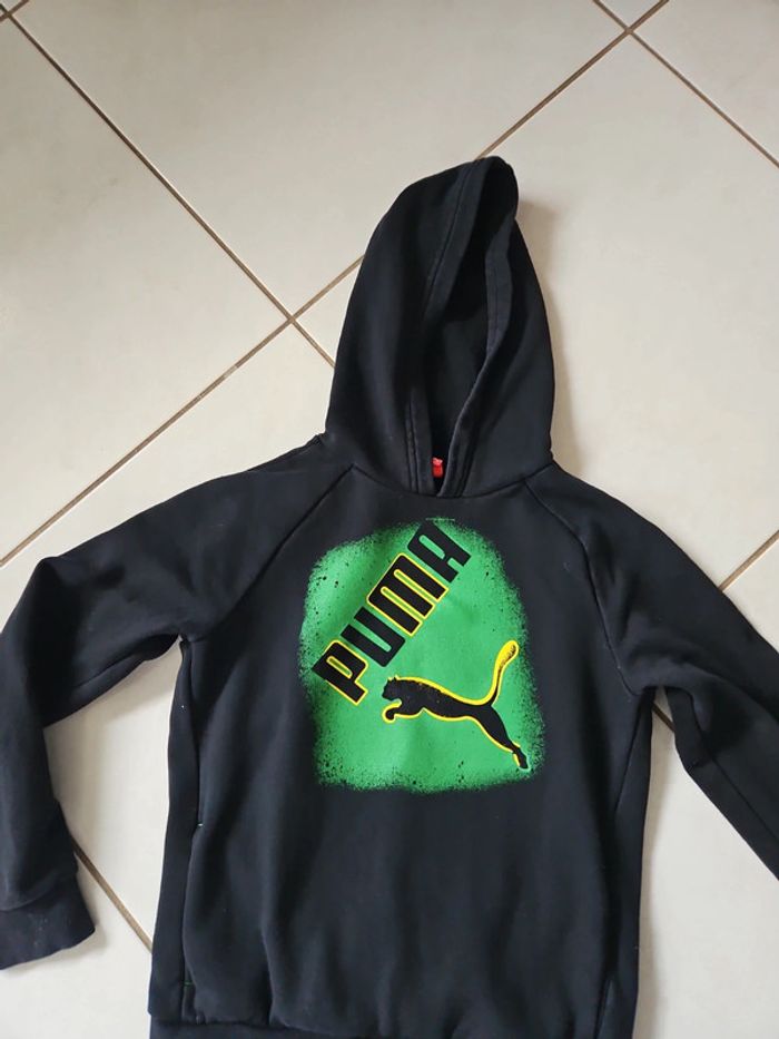 Sweat à capuche garçon Puma 12 ans U35 - photo numéro 3