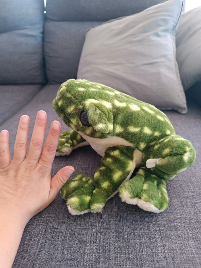 Doudou peluche grenouille - photo numéro 3