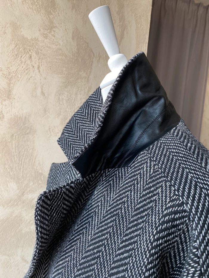 Manteau mi long à chevrons Garcia Jeans S - photo numéro 5