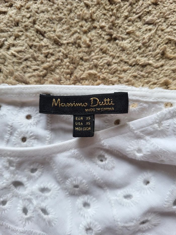 Haut romantique broderie anglaise - Massimo Dutti - photo numéro 11