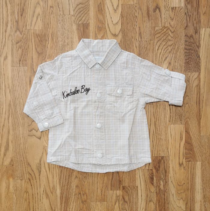 Chemise à carreaux Kimbaloo 12 mois - photo numéro 2