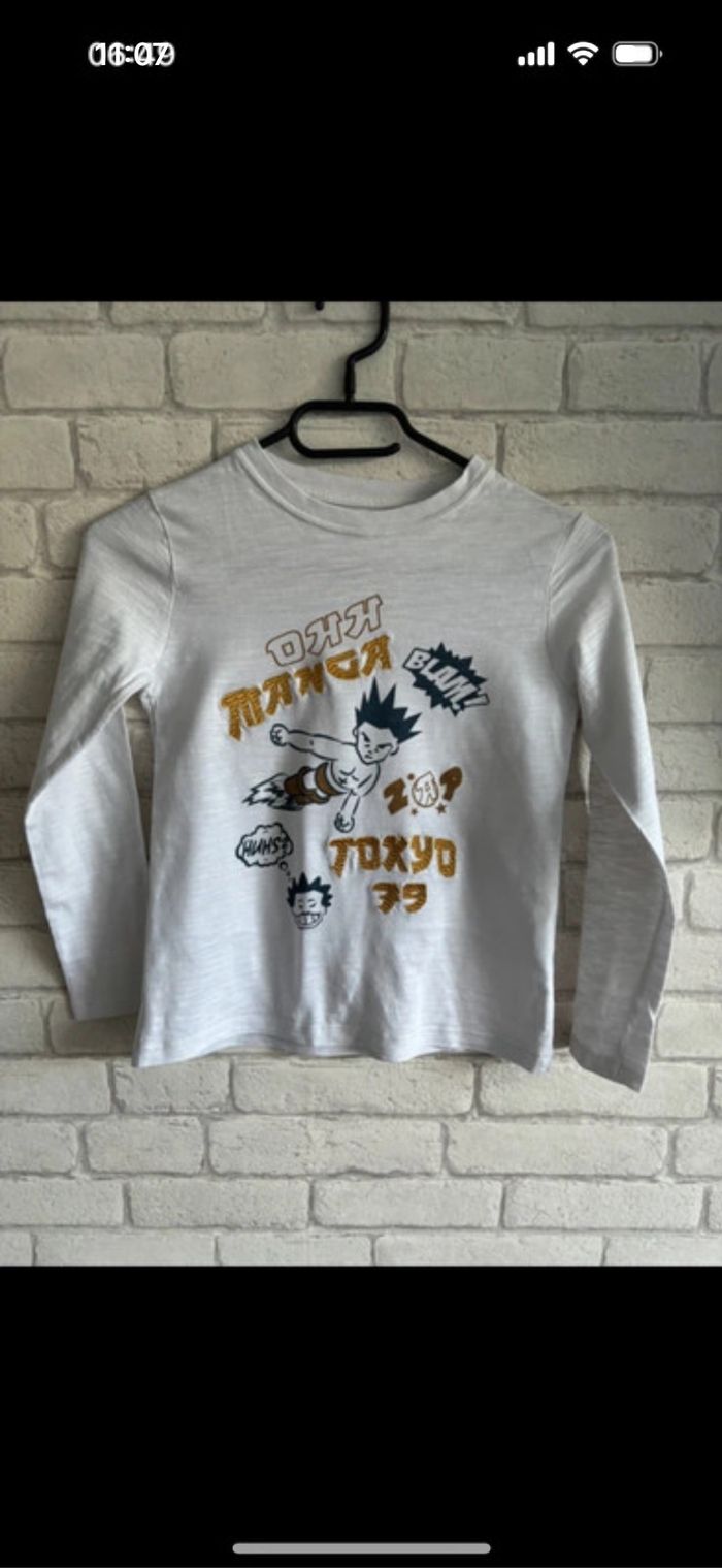 Tee-shirt  Monoprix taille 8 ans