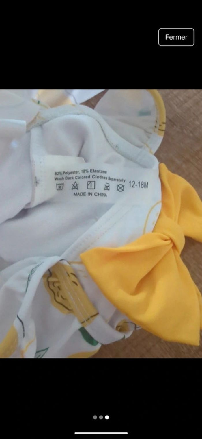 Maillot de bain fille 12/18 mois - photo numéro 3
