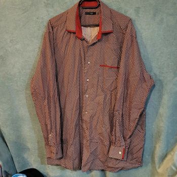 Chemise manche longue - Logo Brodé 👔 Pierre Cardin  - Taille XXL - Regular Fit