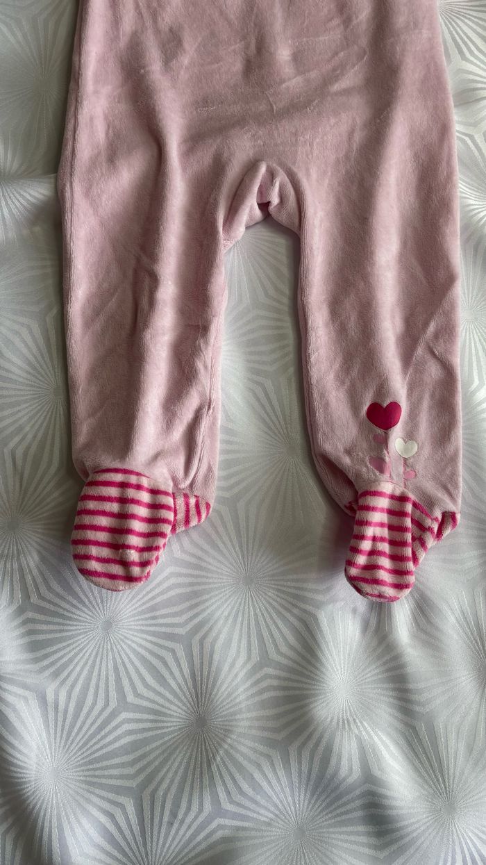 Pyjama velours fille 18 mois - photo numéro 3