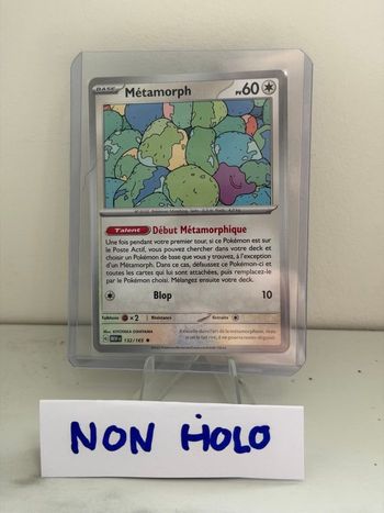 Pokémon 151 metamorph 132/165 NON HOLO Rare