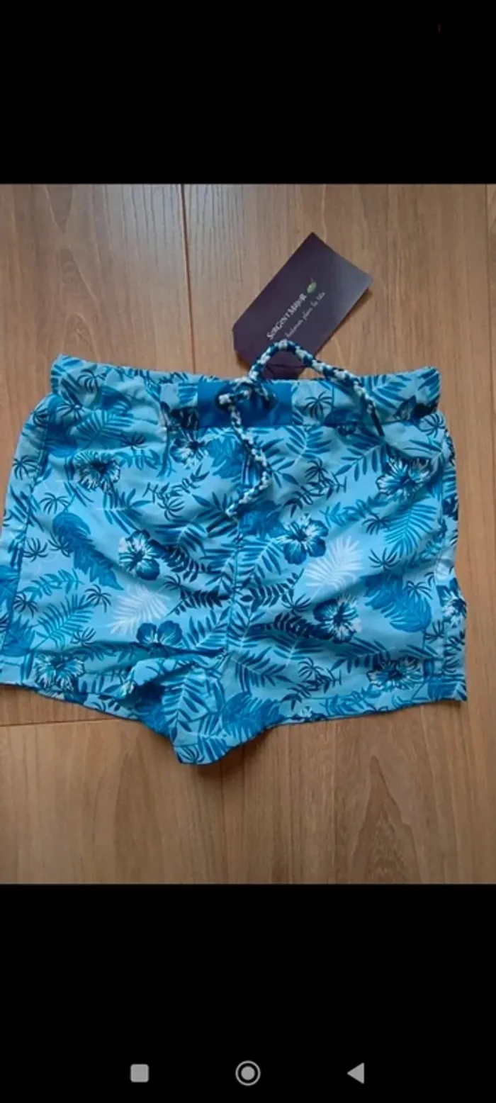 Short de bain neuf sergent major 18 mois