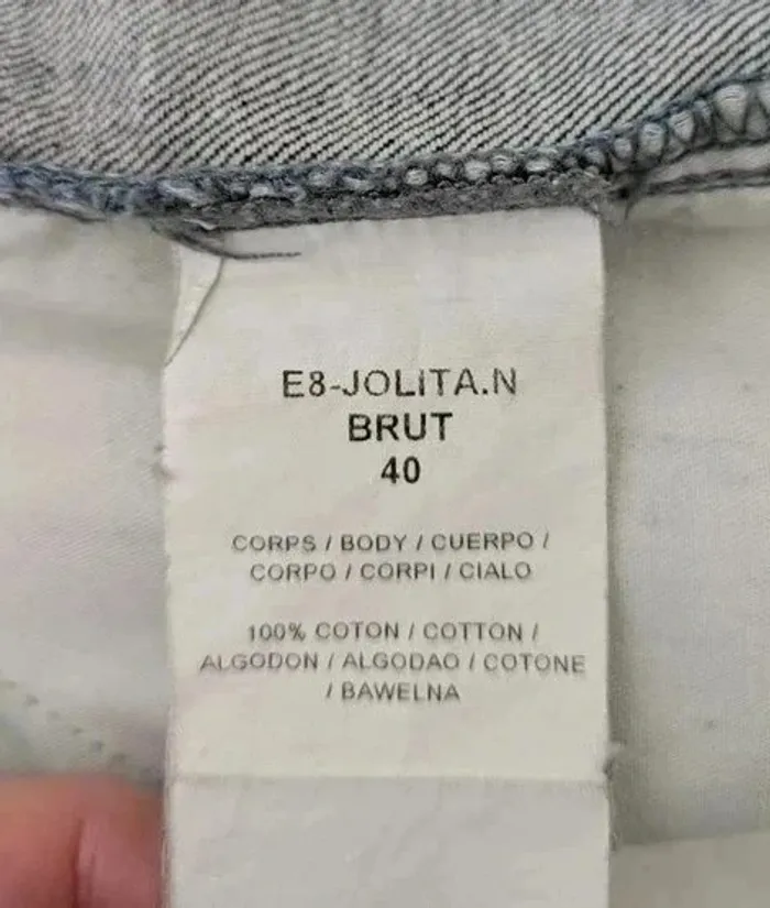 Mini-jupe en jean - Morgan - taille 40 - photo numéro 4