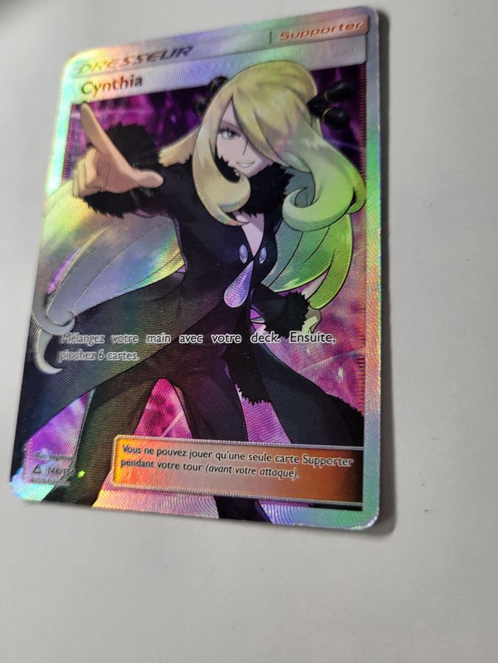 Carte pokémon dresseur Cynthia - photo numéro 3