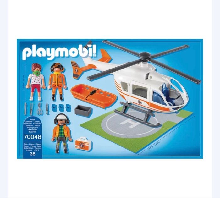 Playmobil City Life hélicoptère de secours - photo numéro 2