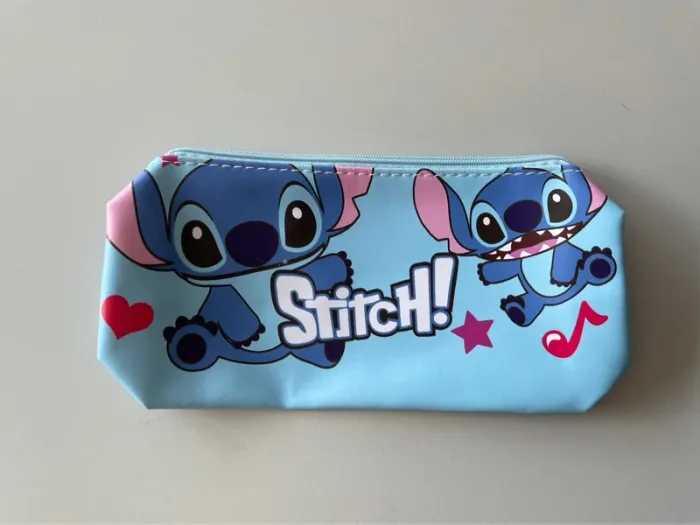 Grande trousse stitch bleue