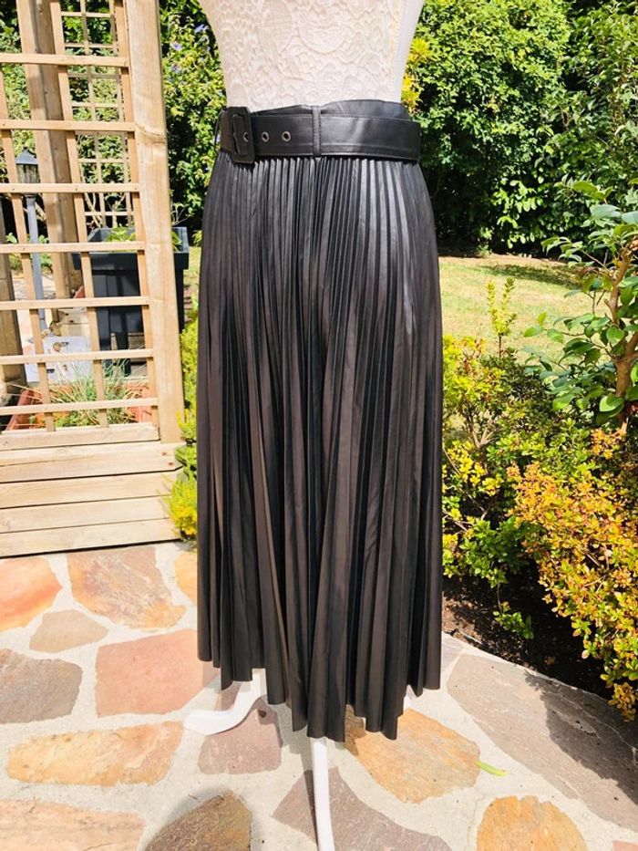 Jupe longue zara noire taille S - photo numéro 6