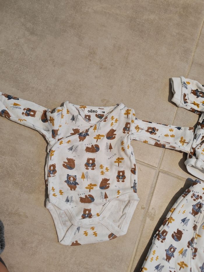 Ensemble bébé garçon 1 mois - photo numéro 2