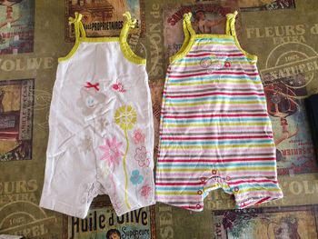 2 barboteuses été orchestra 12 mois