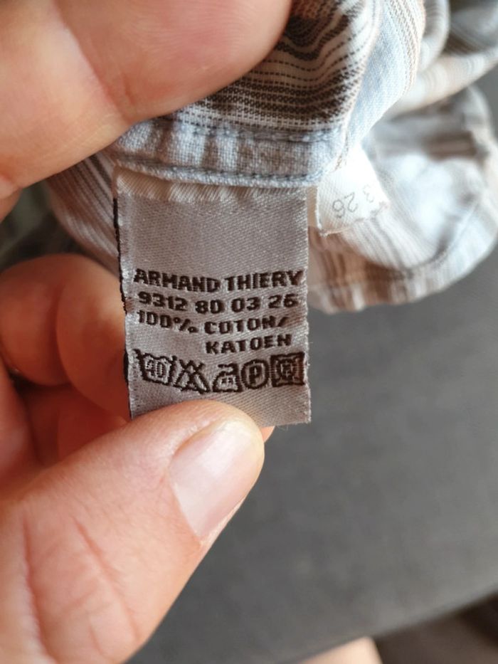 Chemisette Manche courte à rayure en coton - photo numéro 5