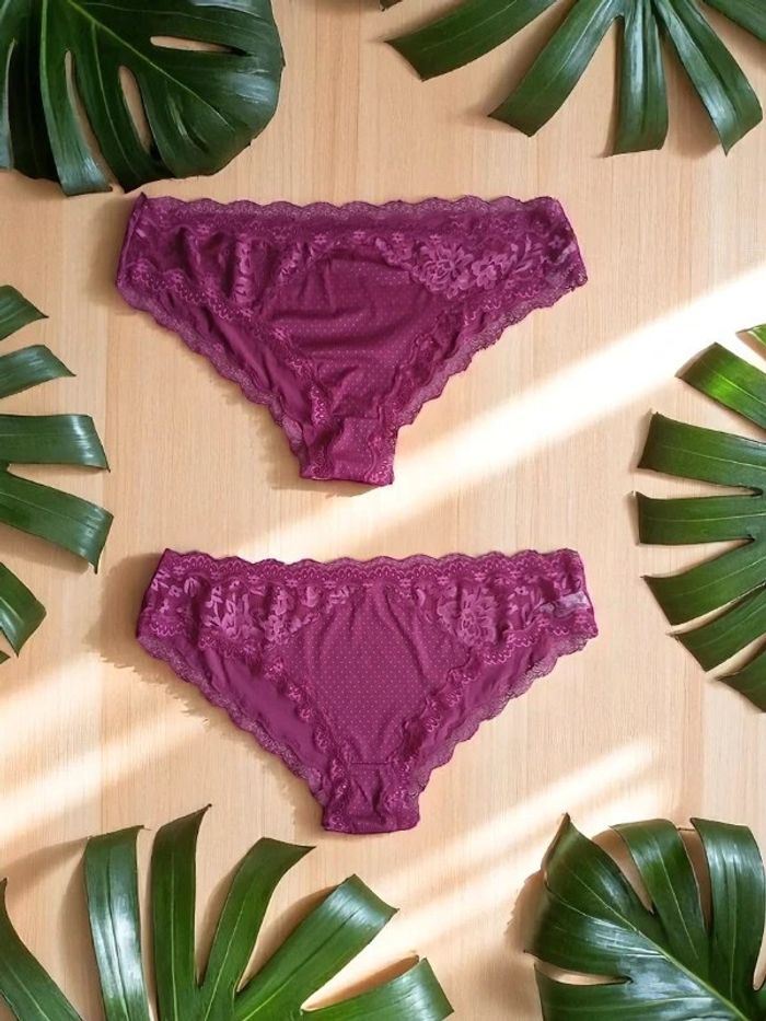 Lot de 2 Culottes violine 50