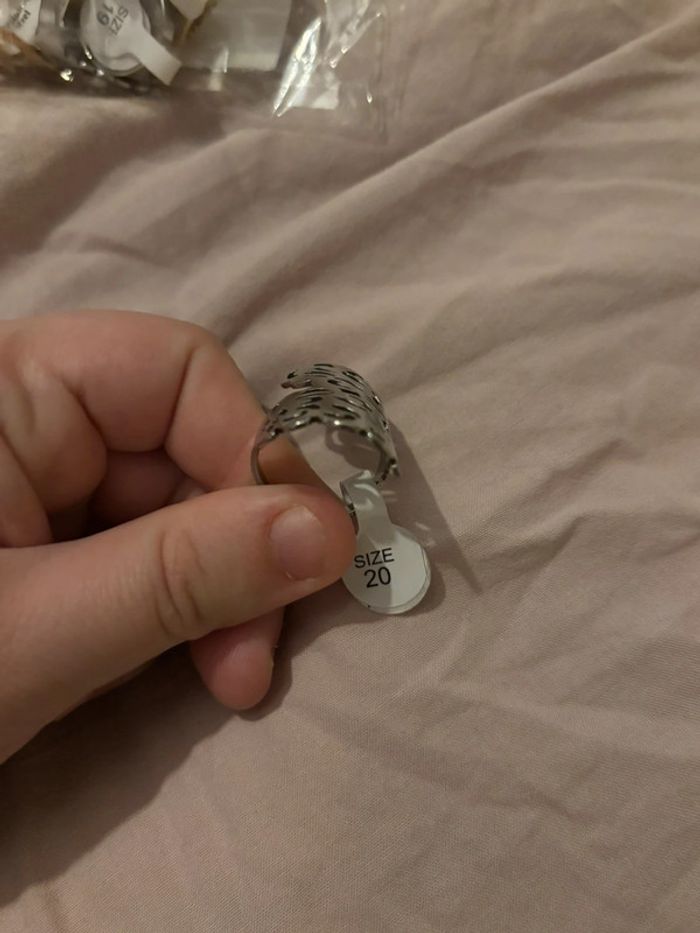 Bague acier inoxydable dorée et argenté - photo numéro 9