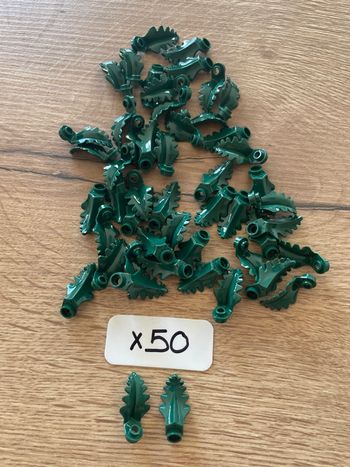 Lot de 50 feuilles fougères LEGO réf 6447541