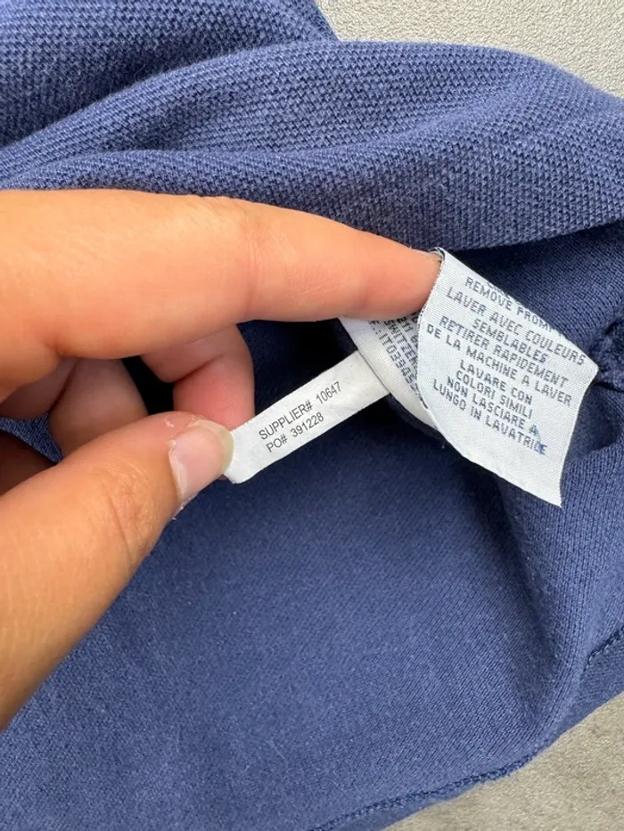 Polo Ralph Lauren Bleu Marine Logo Brodé Taille XL - photo numéro 8
