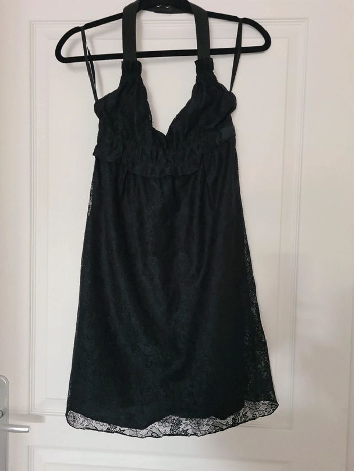 Robe dentelle noir Naf Naf