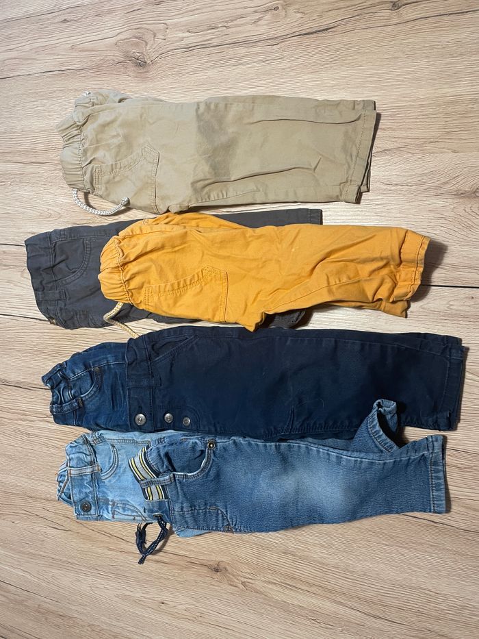 7 pantalons + salopette