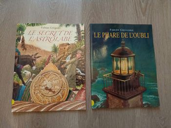 Lot 2 livres auteur : fabian Grégoire école des loisirs 