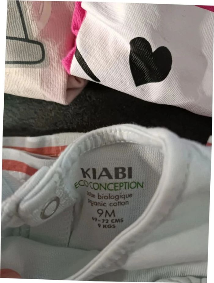 Lot de 10 tee shirt manches longues 9mois - photo numéro 3
