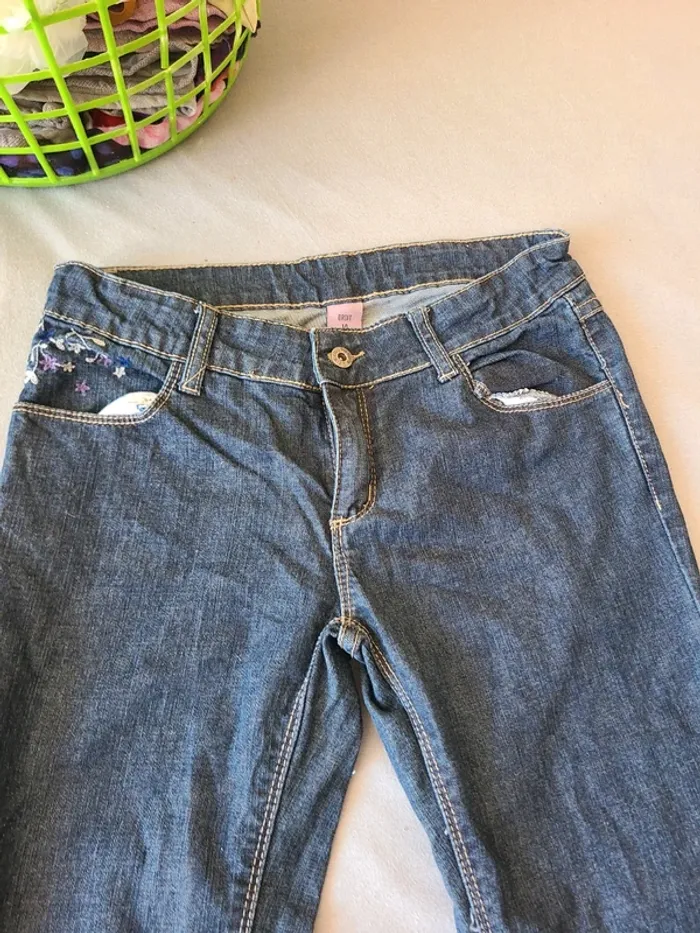 Jeans droit fille 14 ans - photo numéro 2
